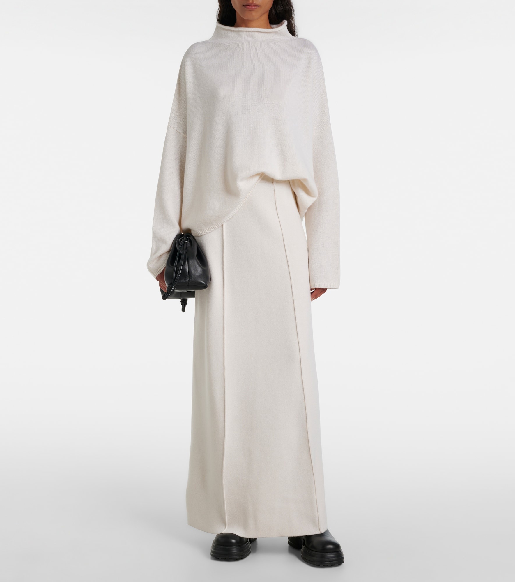 Ameline cashmere maxi skirt - 2