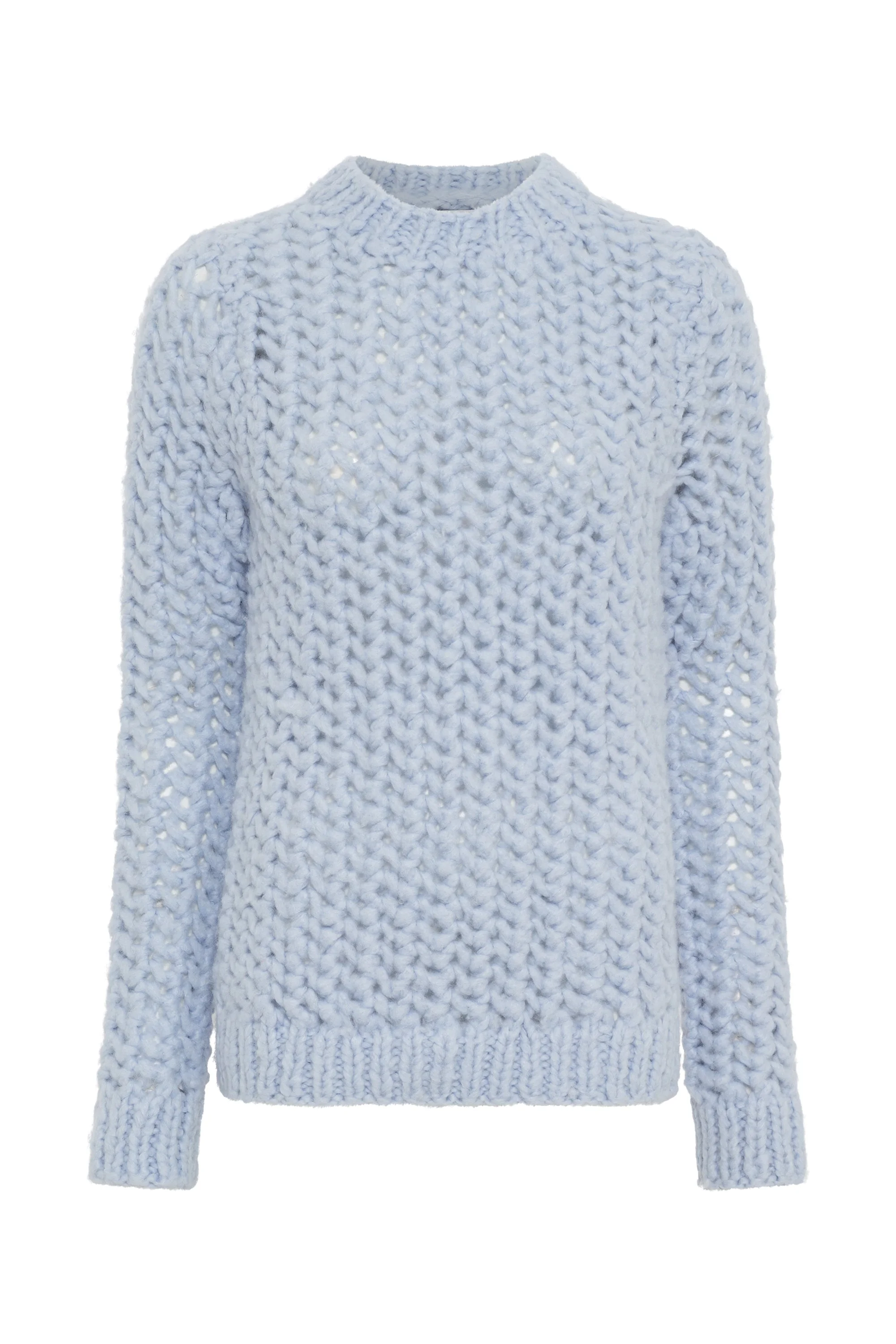 Veralune Knit Sweater in Light Blue Welfat Cashmere - 1