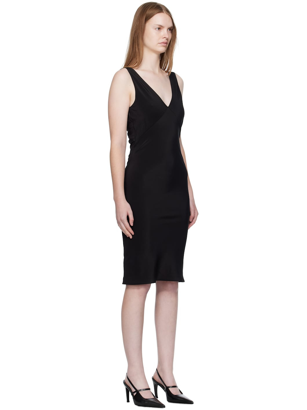 Black Elemental SJP Slip Dress - 2