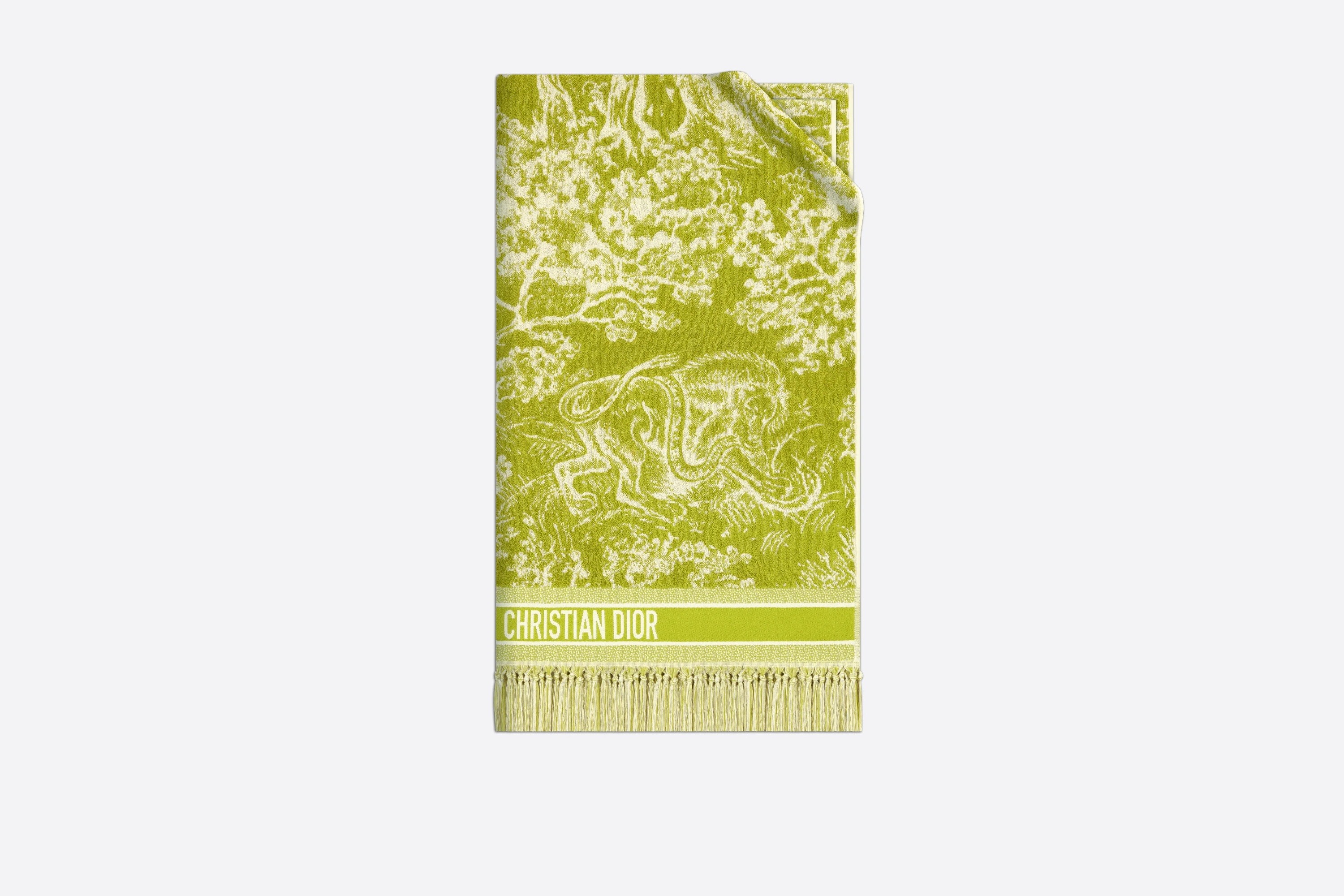 Toile de Jouy Reverse Towel - 1