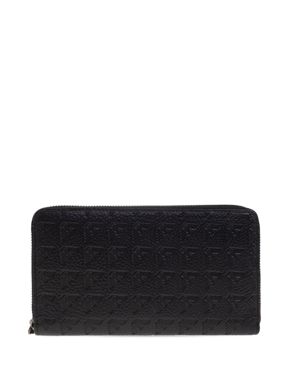 eagle-logo zip-around wallet - 2