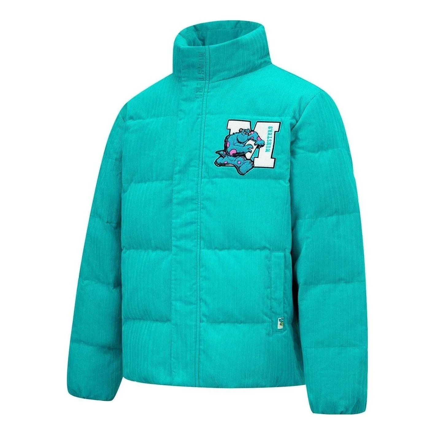 Li-Ning x Disney Monster University Graphic Down Jacket 'Teal' AYMT117-3 - 1