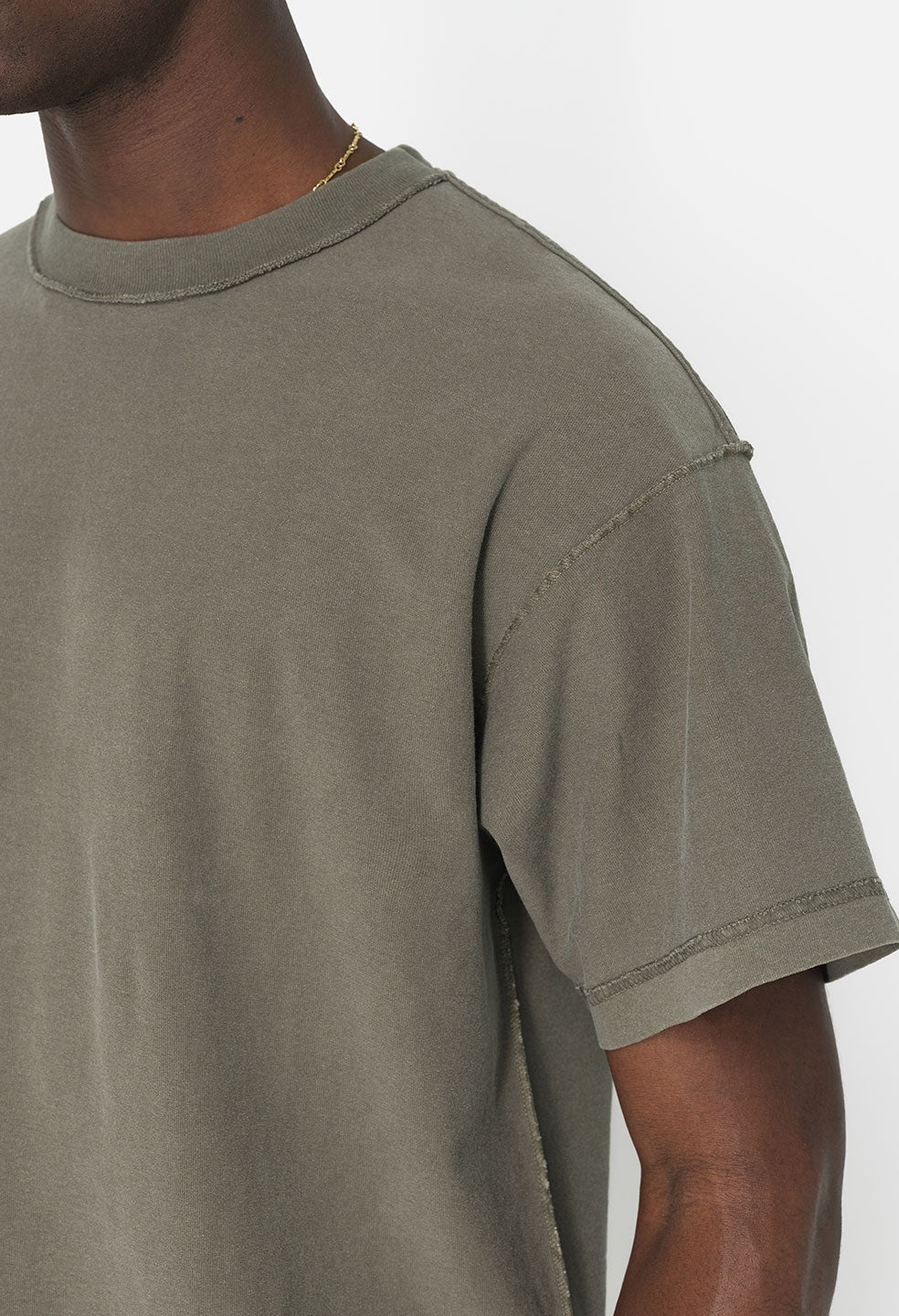 REVERSED CROPPED TEE - 6