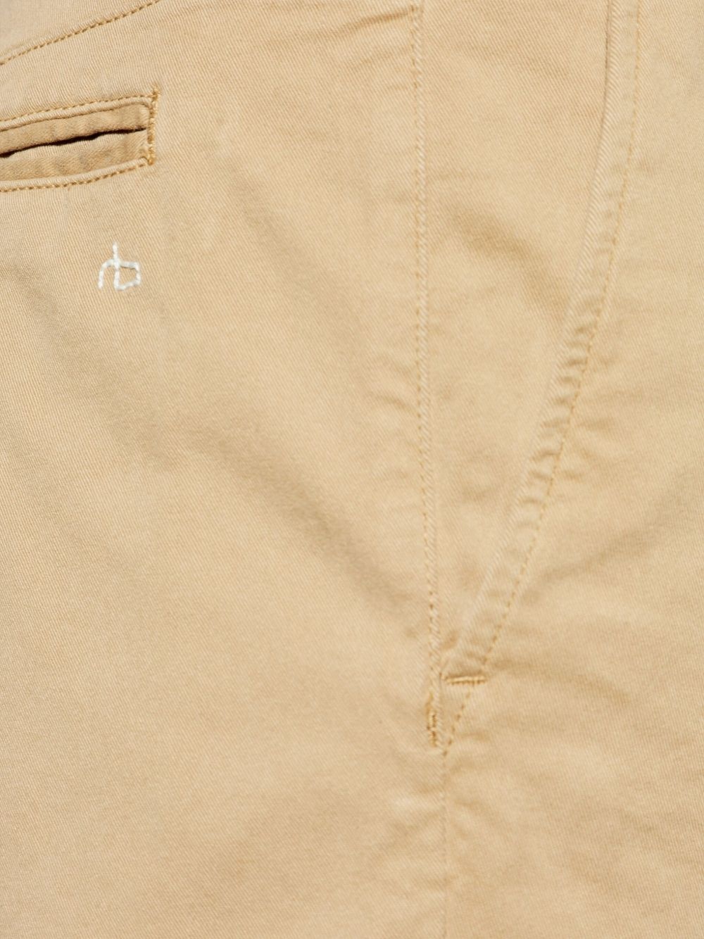 cotton twill chino trousers - 5