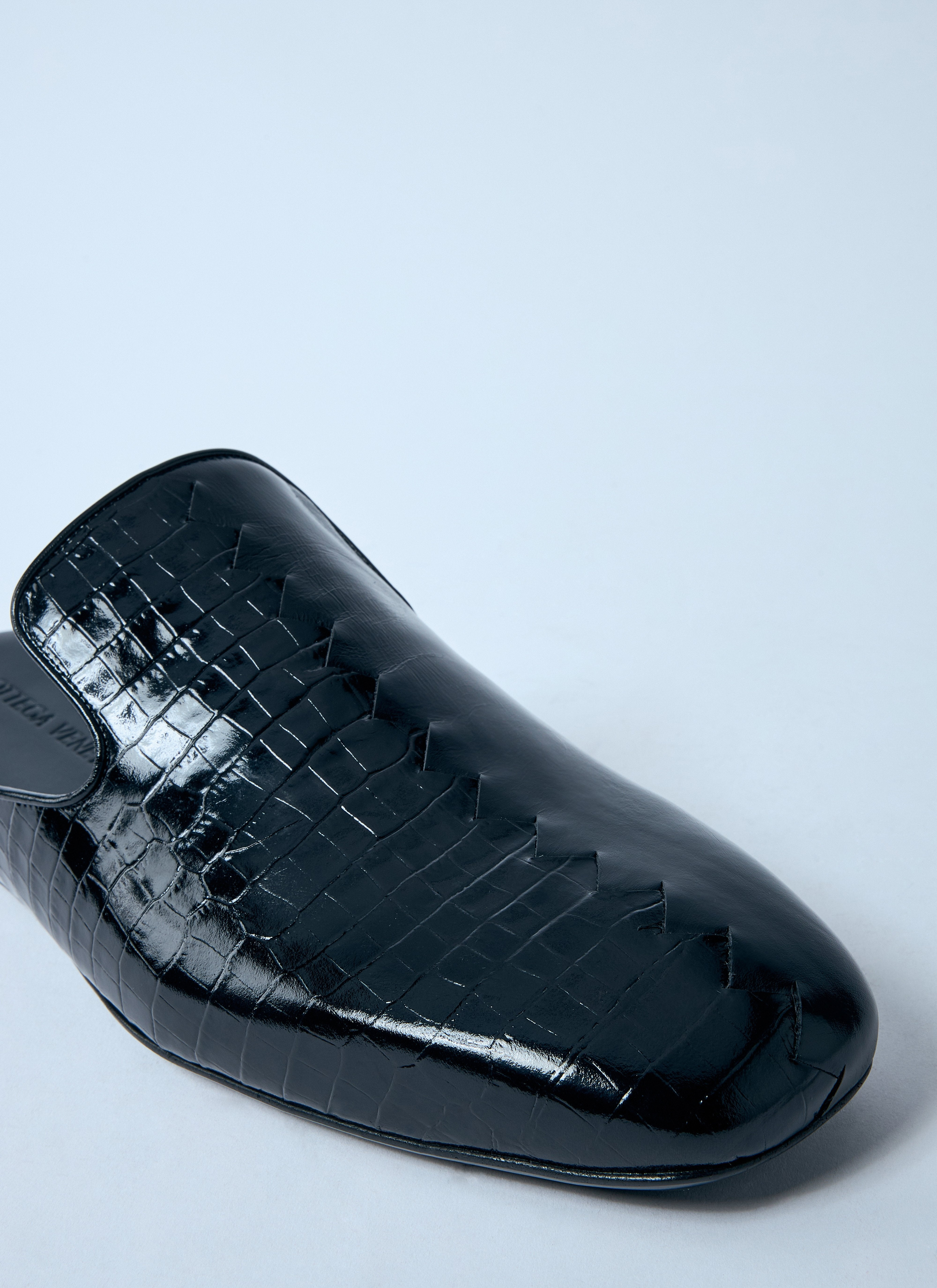 Bottega Veneta Men Roma Leather Mules - 3