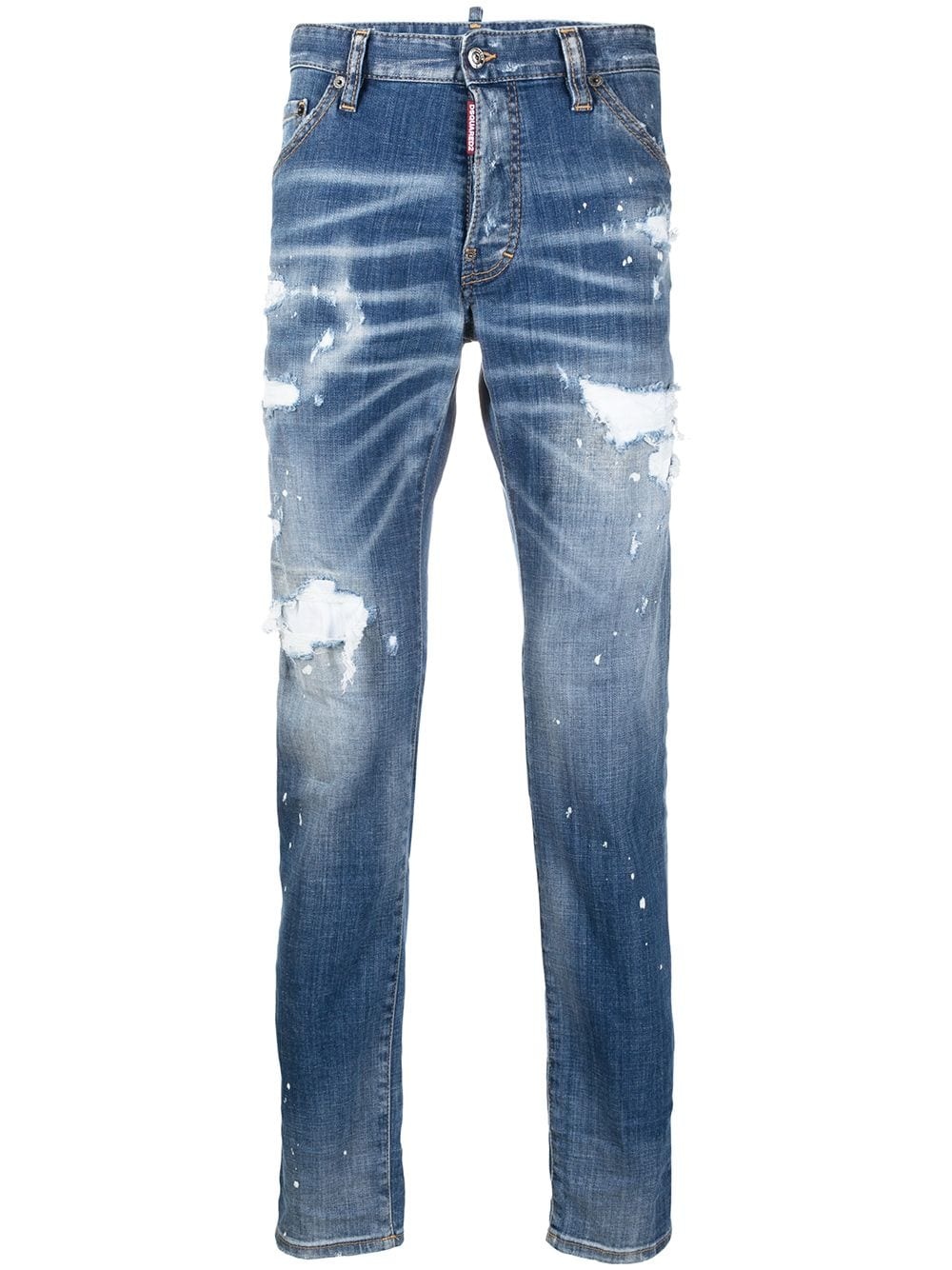 Icon distressed slim-fit jeans - 1