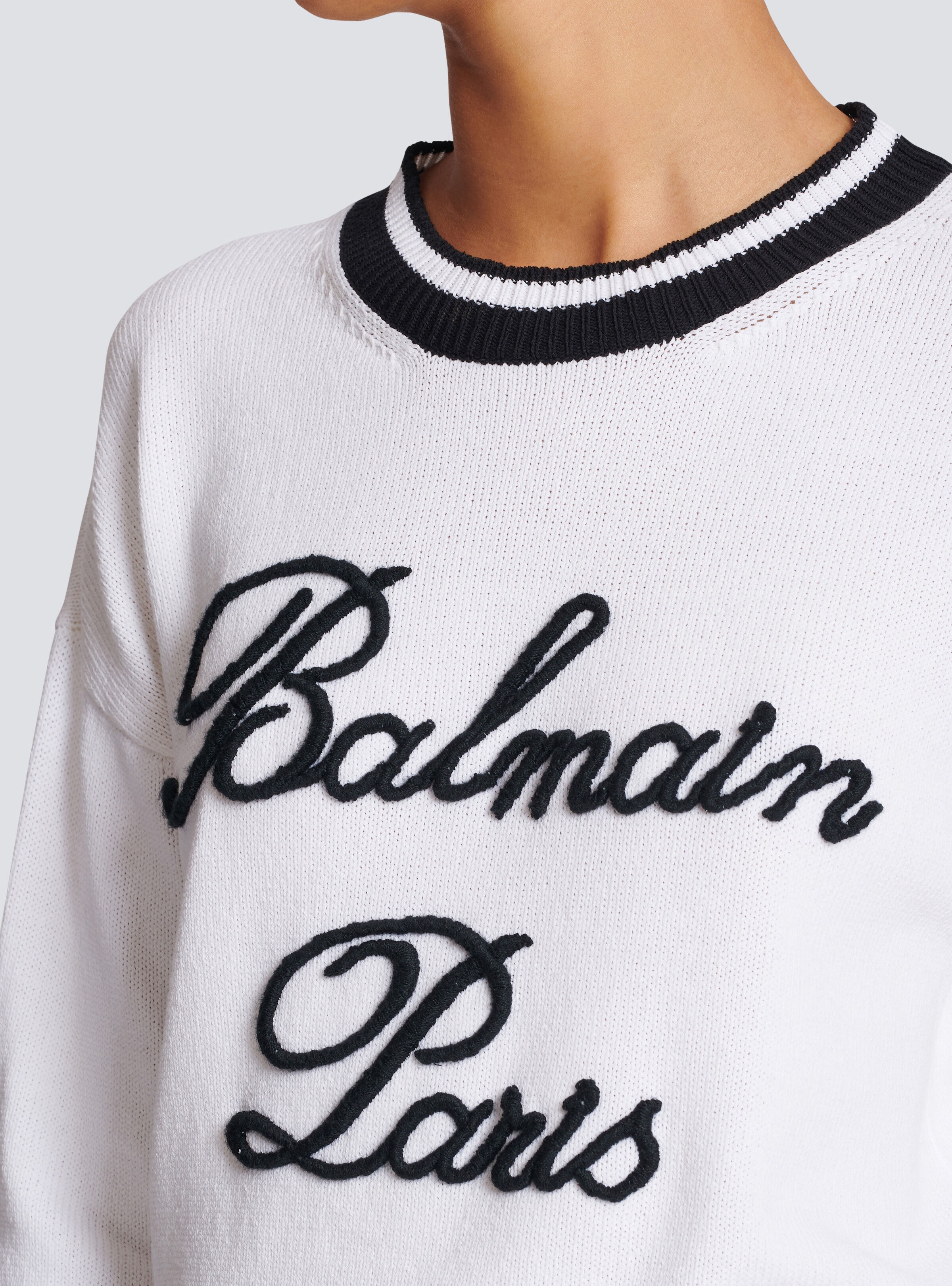 Balmain Signature knit jumper - 8