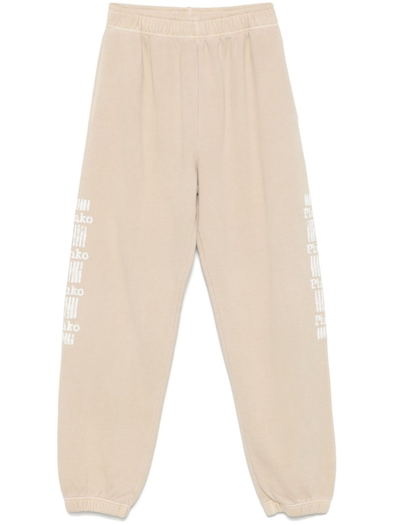 logo-print track pants 1