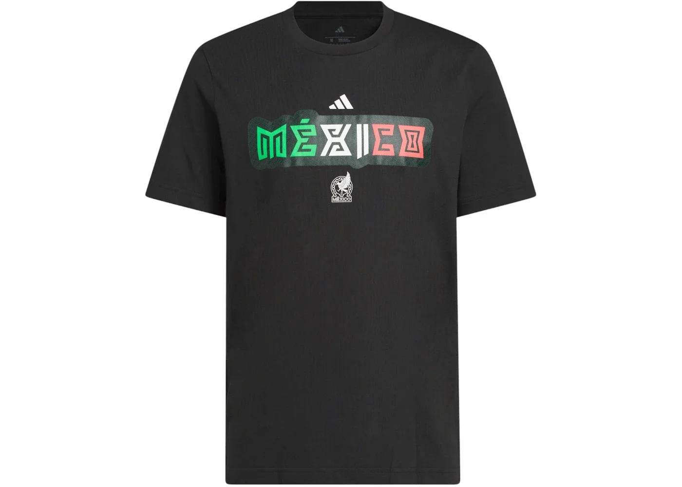 adidas World Cup 2026 Mexico Home Graphic Tee Black - 1
