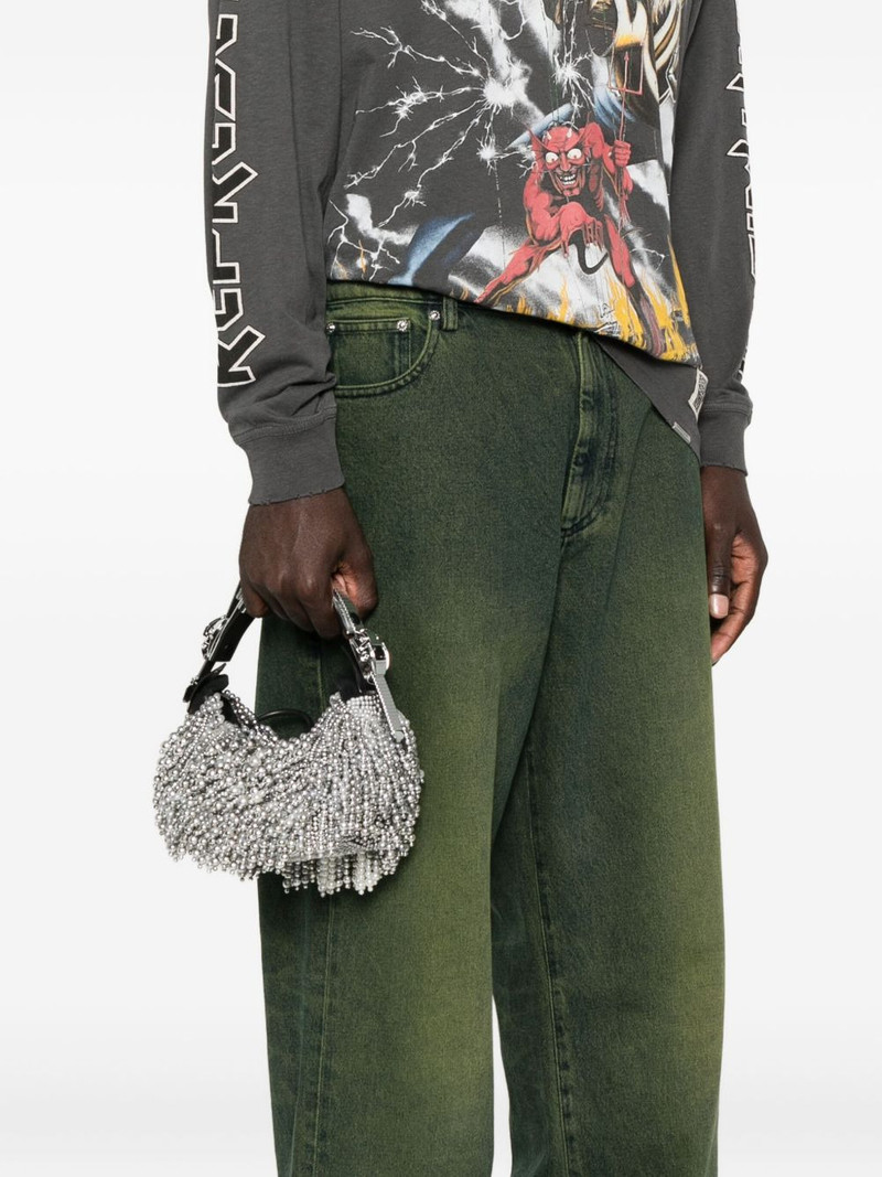 Innerraum pearl-embellished buckle shoulder bag outlook