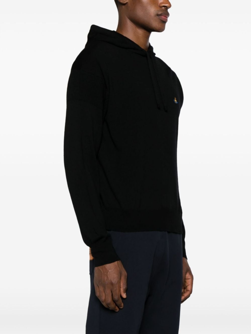 Orb-embroidered hooded jumper - 4