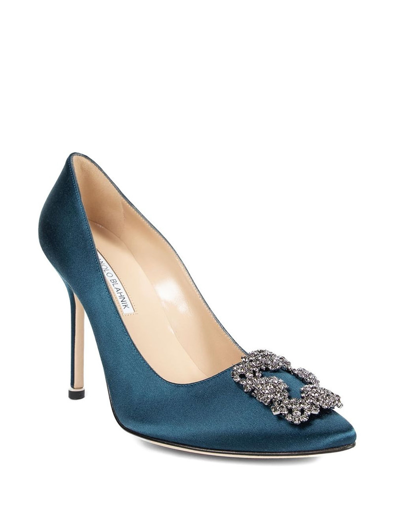 Manolo Blahnik 105mm Hangisi pumps outlook
