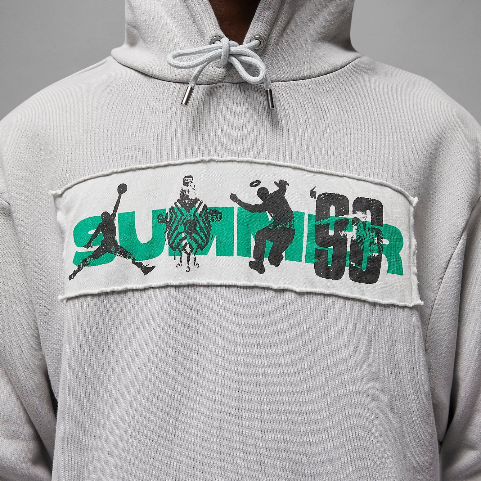 Air Jordan x UNION x Bephies Beauty Supply Fleece Hoodie Asia Sizing 'Grey Fog' FD4245-097 - 2