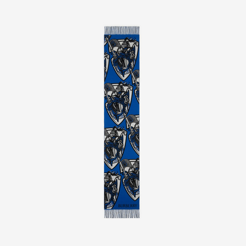 Charging Knight Wool Cashmere Scarf 5