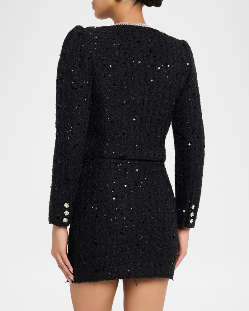 Chiara Embellished Tweed Jacket 3