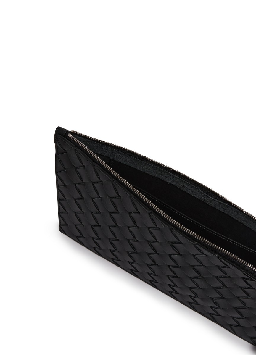 Intrecciato Crossbody Clutch Bag - 4