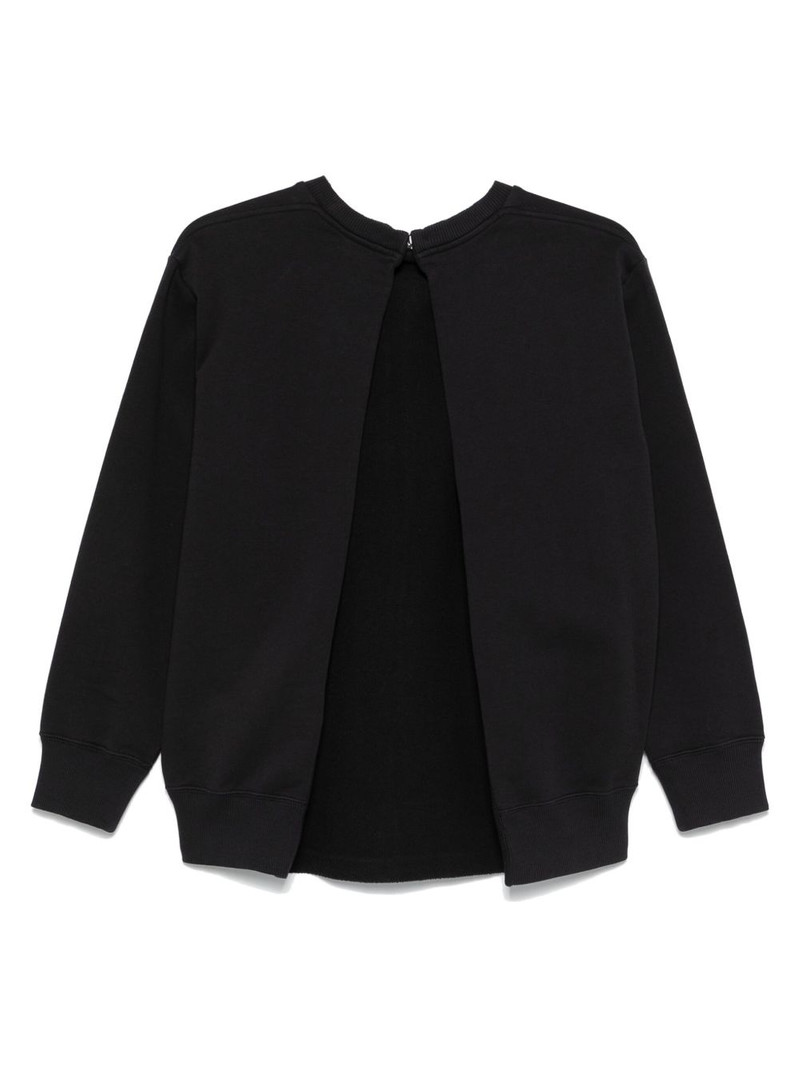 MM6 Maison Margiela numbers-embroidered sweatshirt outlook