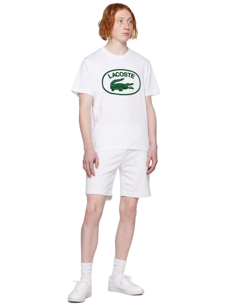 LACOSTE White Patch Shorts outlook
