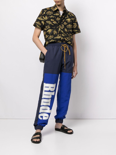 Rhude logo-print track pants outlook