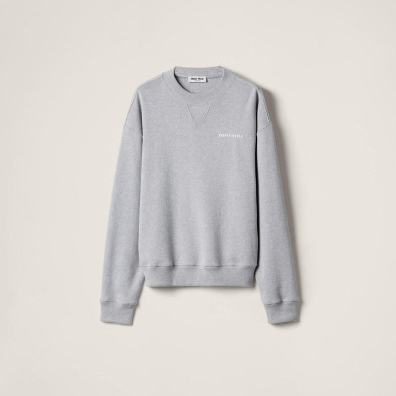 Cotton fleece sweatshirt 1