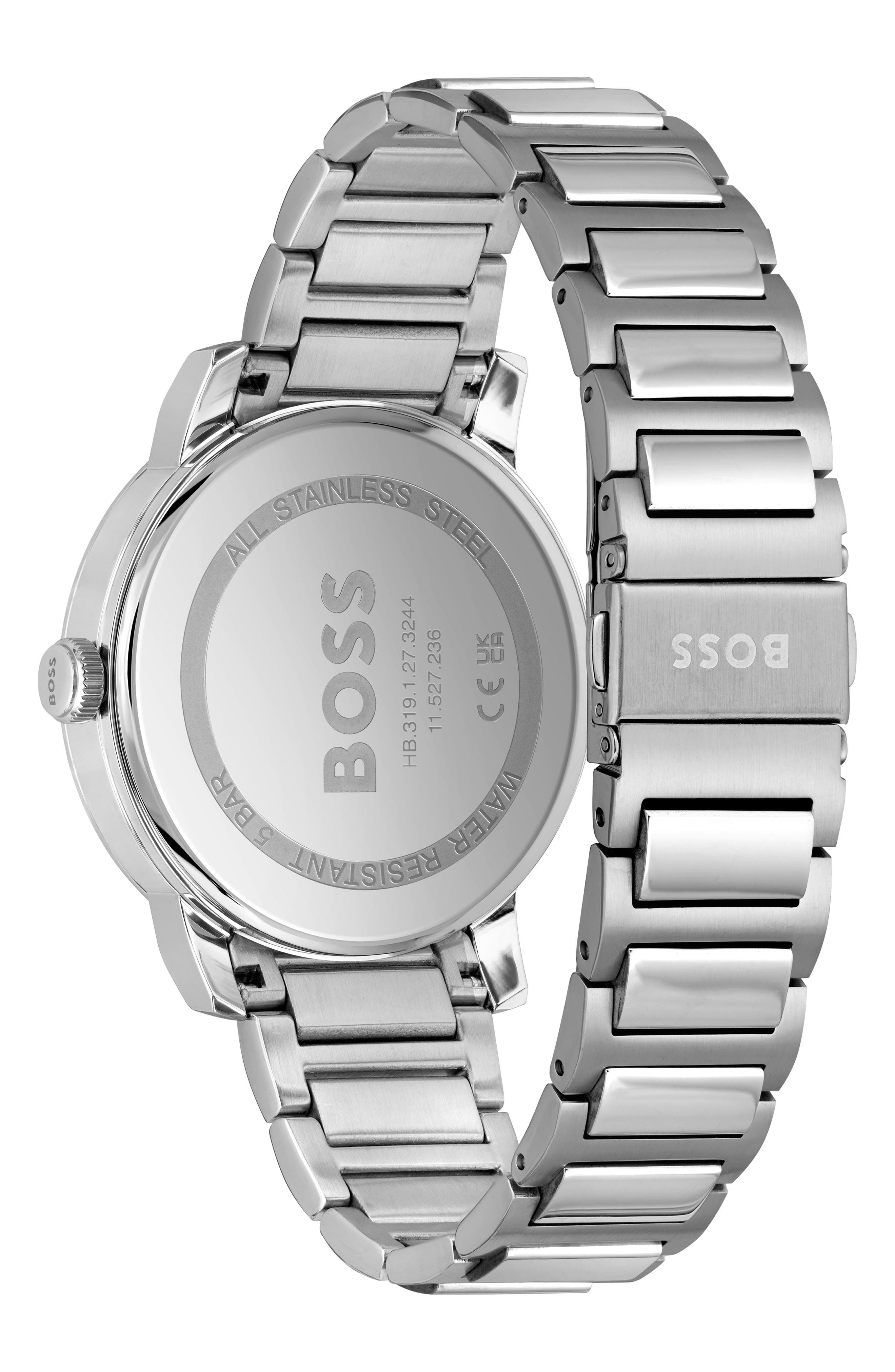 BOSS Dean Bracelet Watch, 41mm in Green at Nordstrom - 2