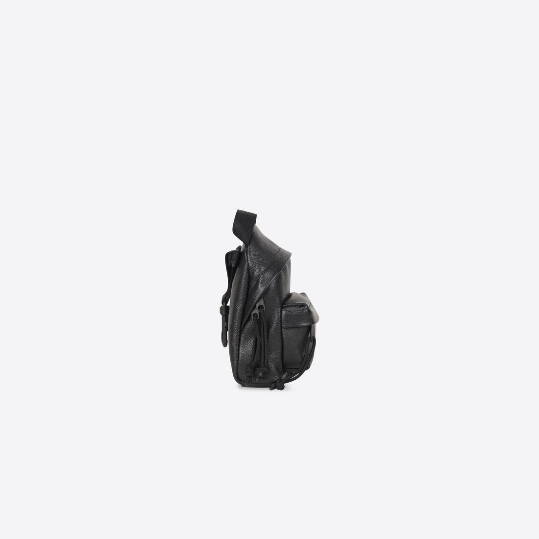 Men's Explorer Mini Crossbody Backpack in Black - 3