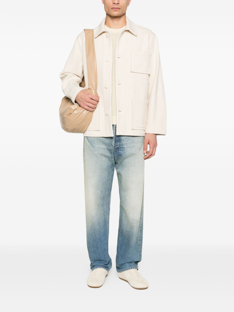 Sandro chest-pocket shirt jacket outlook