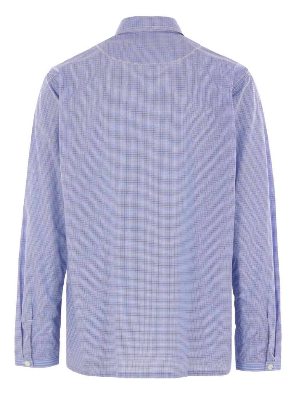patchwork poplin shirt - 2