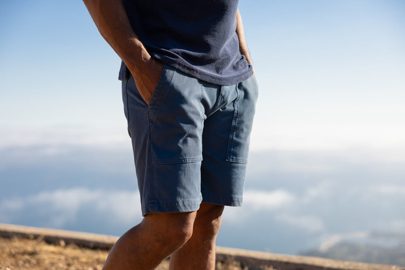 The Scout 8" Denit® Fatigue Shorts - Dusty Blue 3