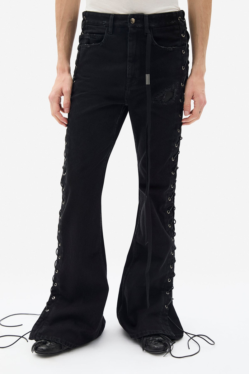 Tarik 5 Pockets Slim Fit Bootcut Trousers 1