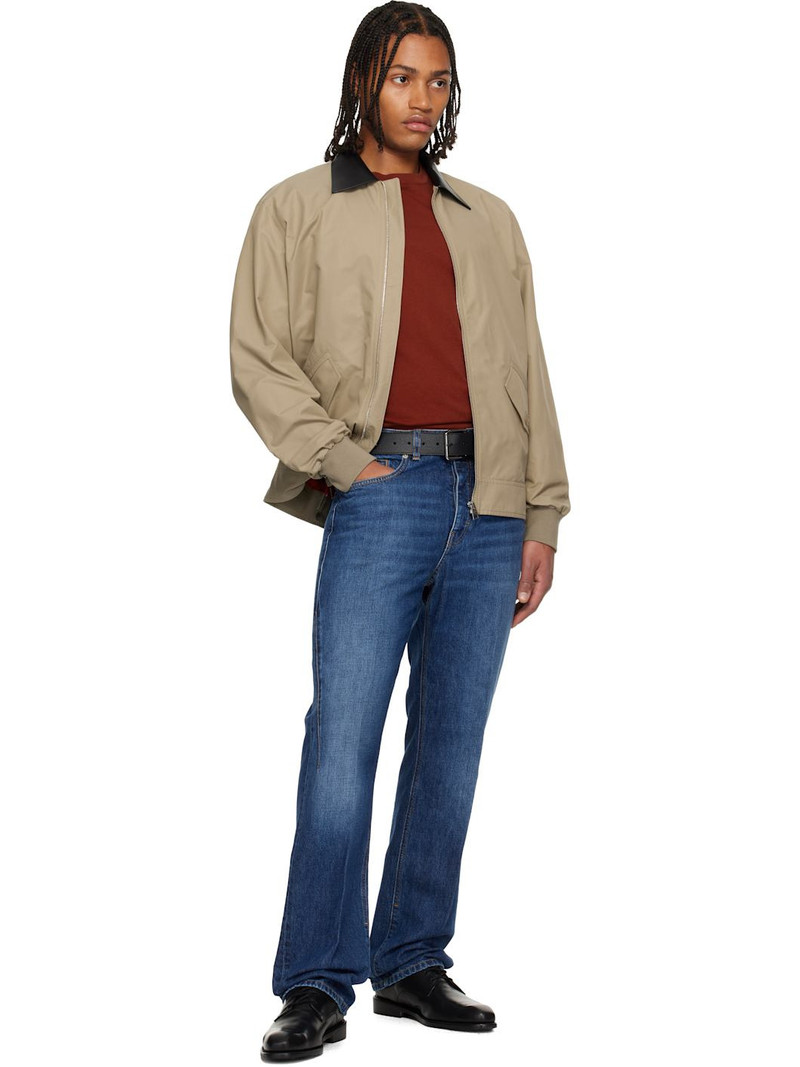 Givenchy Navy Washed Straight Leg Jeans outlook