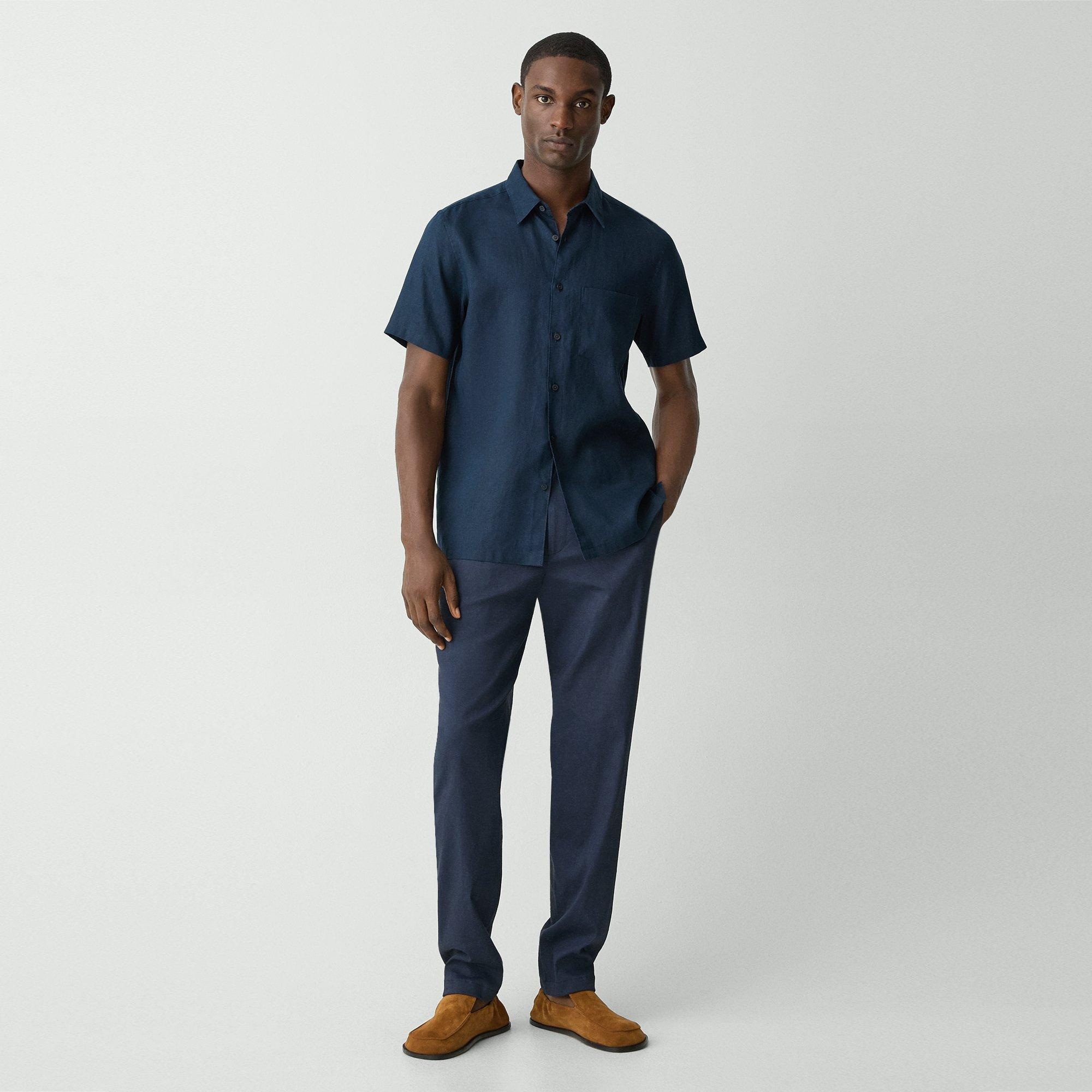 Irving Short-Sleeve Shirt in Relaxed Linen - 6