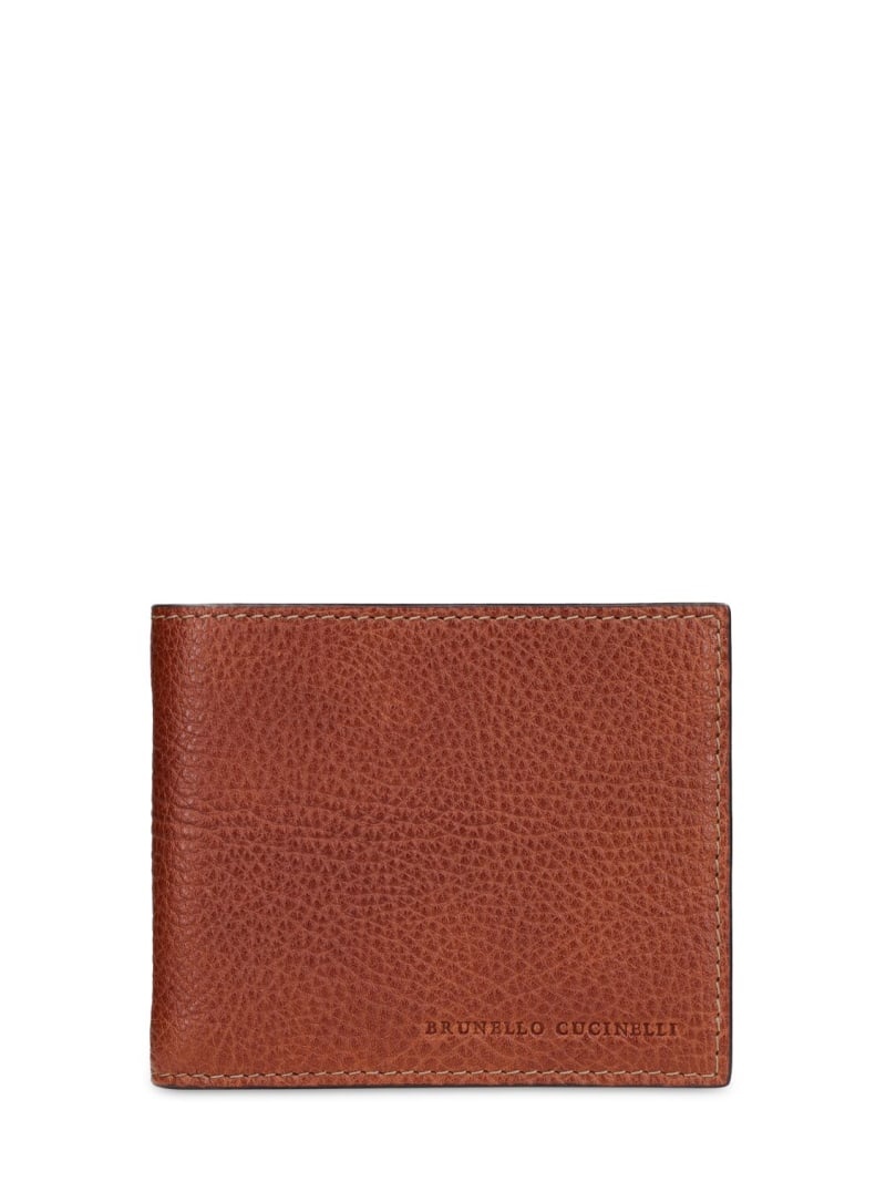 Leather logo wallet - 1