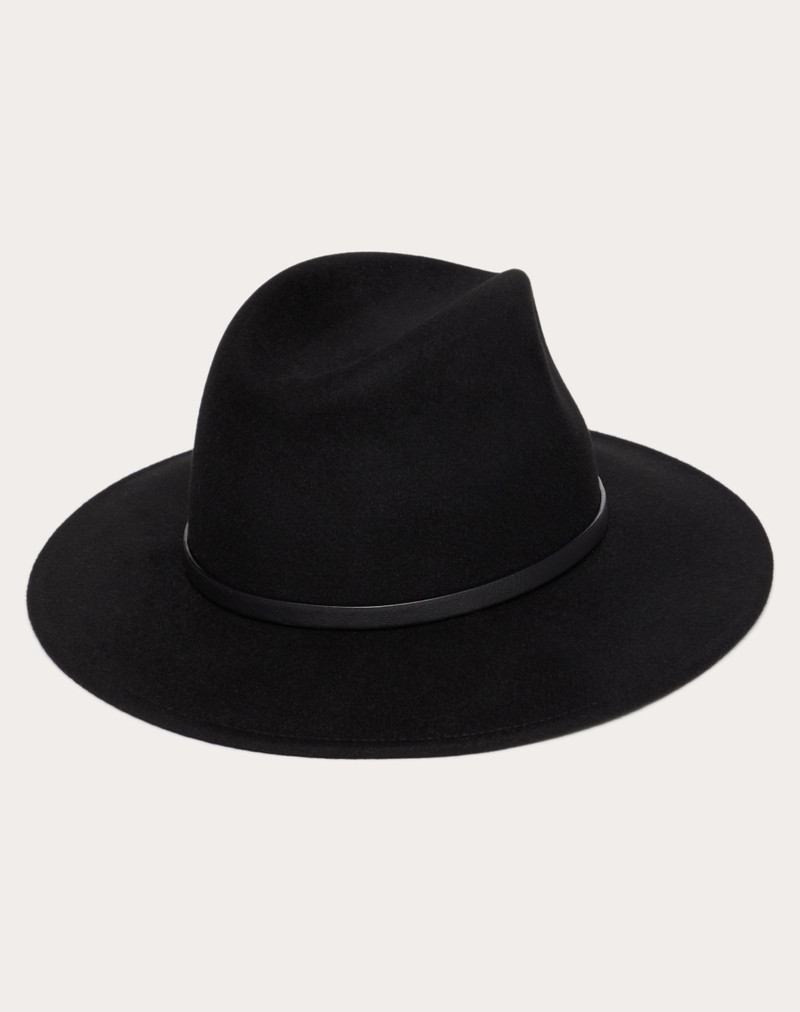 VALENTINO GARAVANI VLOGO CHAIN FEDORA HAT 3