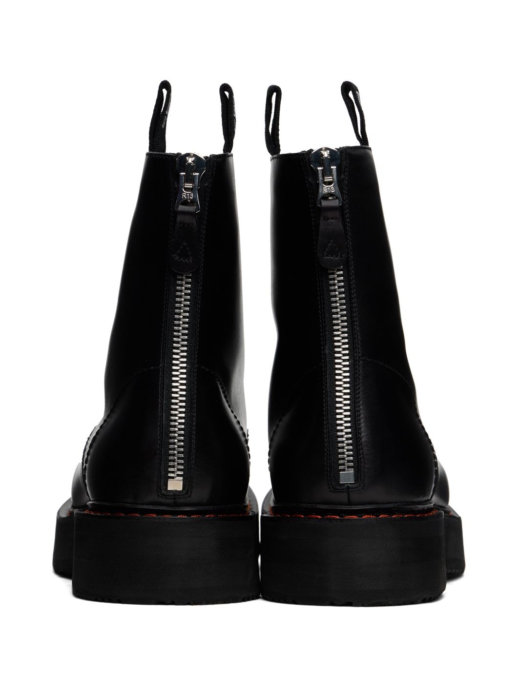 Black Single Stack Boots - 2
