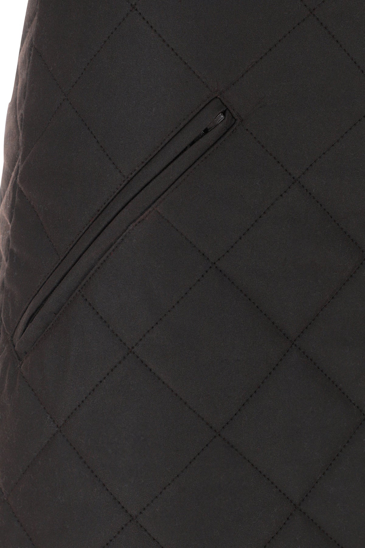 Dark brow cotton mini skirt - 3