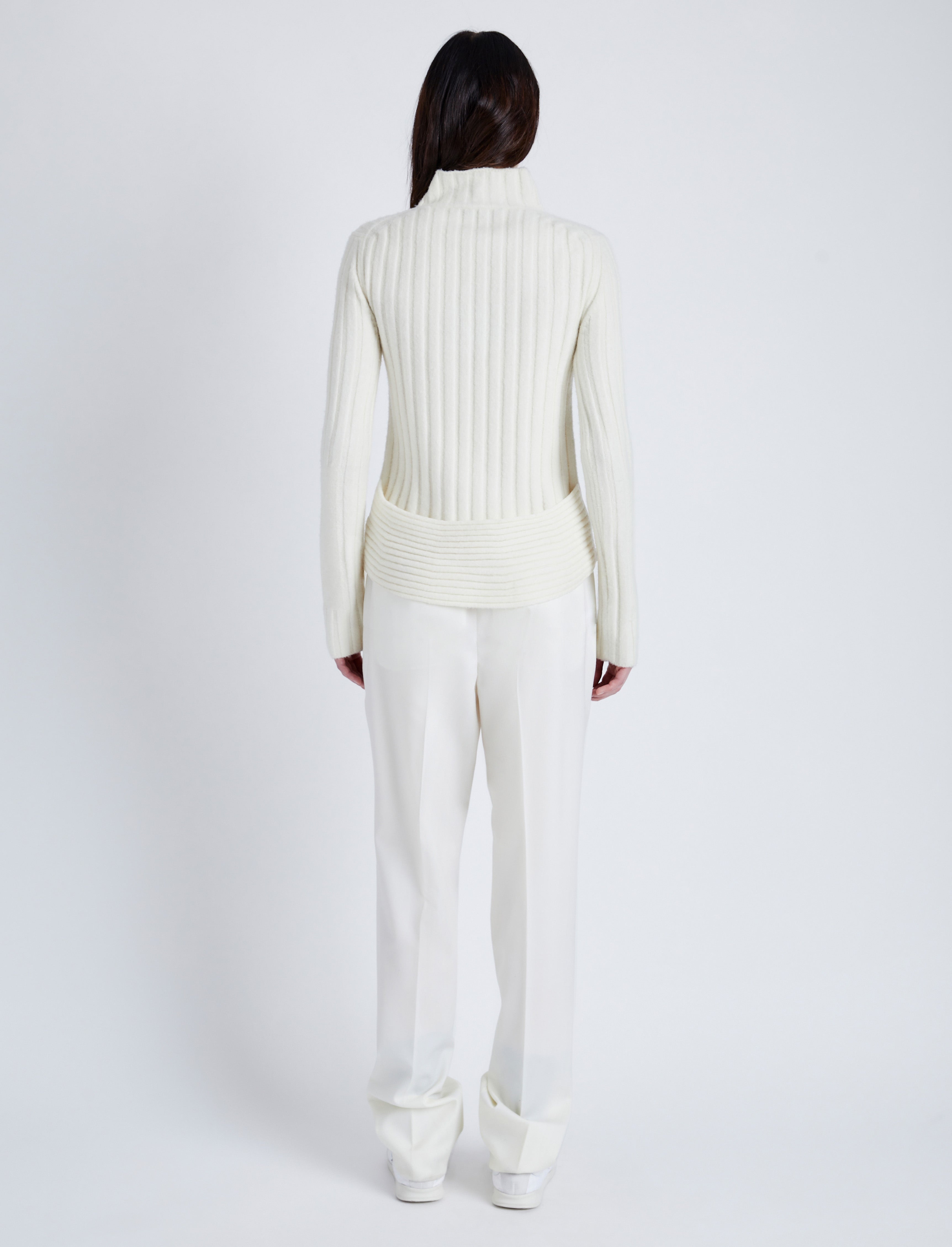 Haven Sweater in Midweight Cashmere Rib - 5