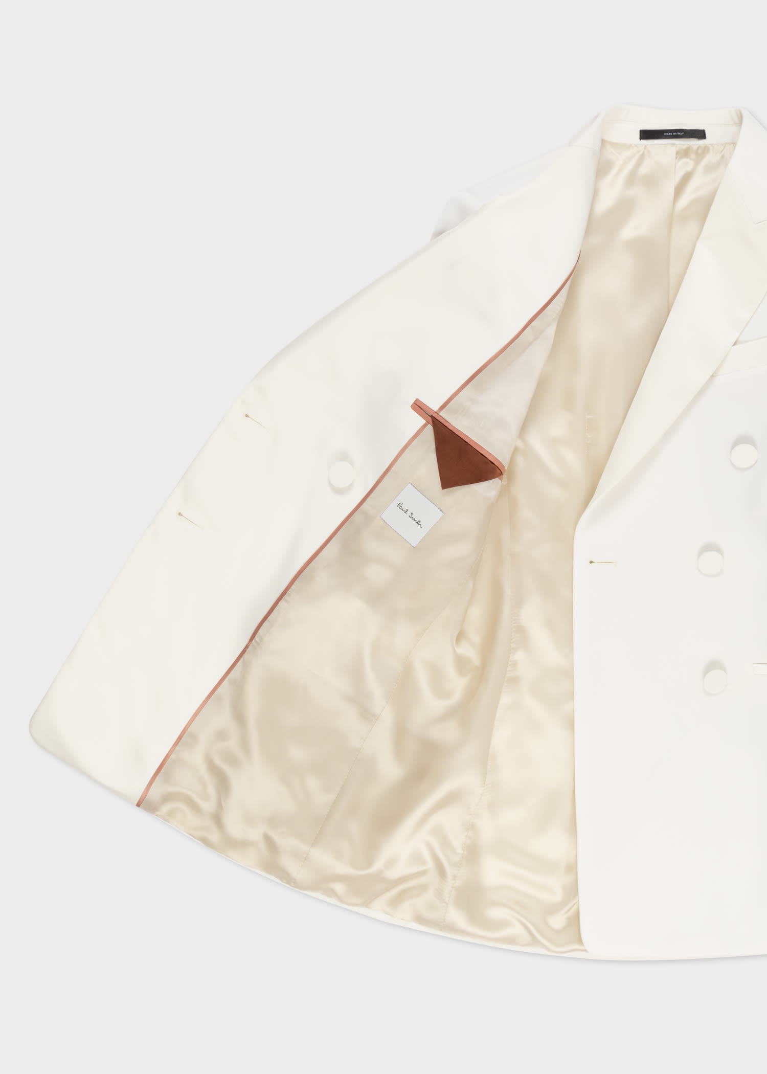Double-Breasted Tuxedo Blazer - 4