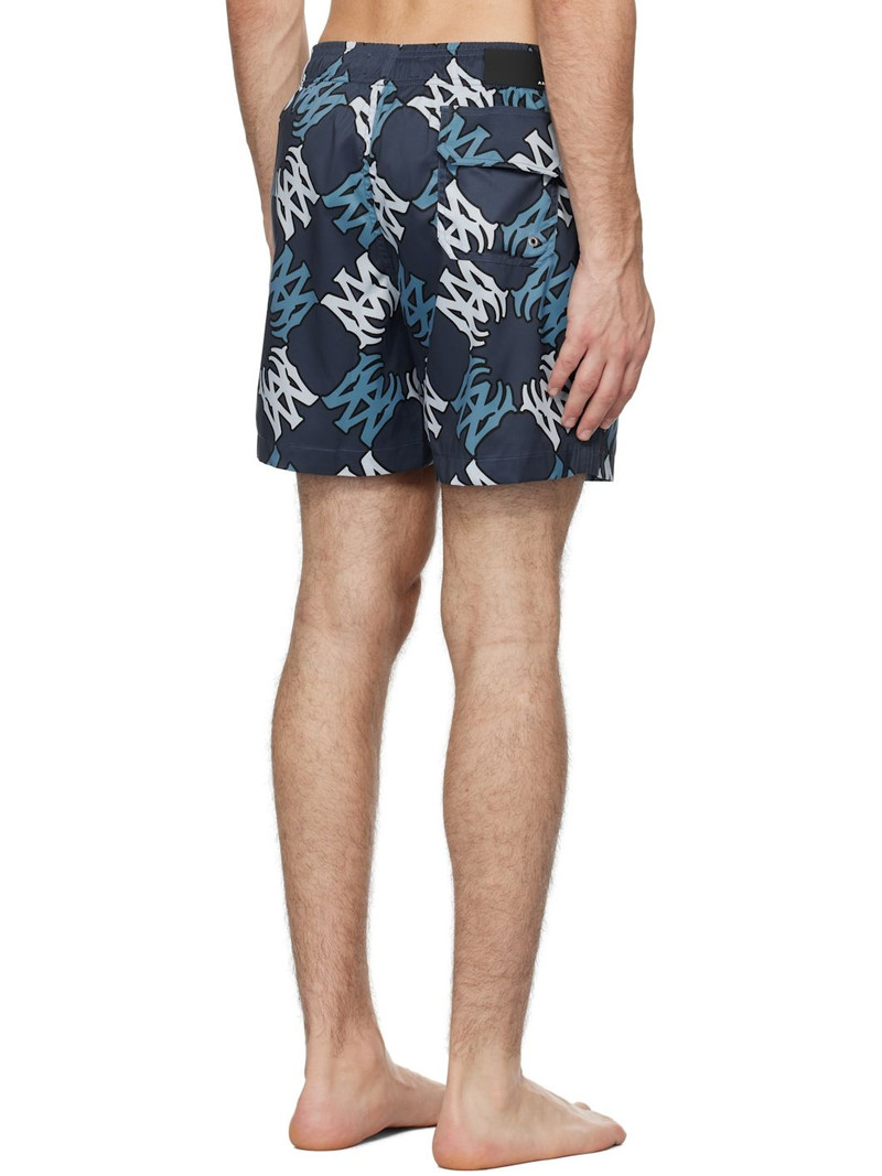 Navy MA Quad Swim Shorts 3