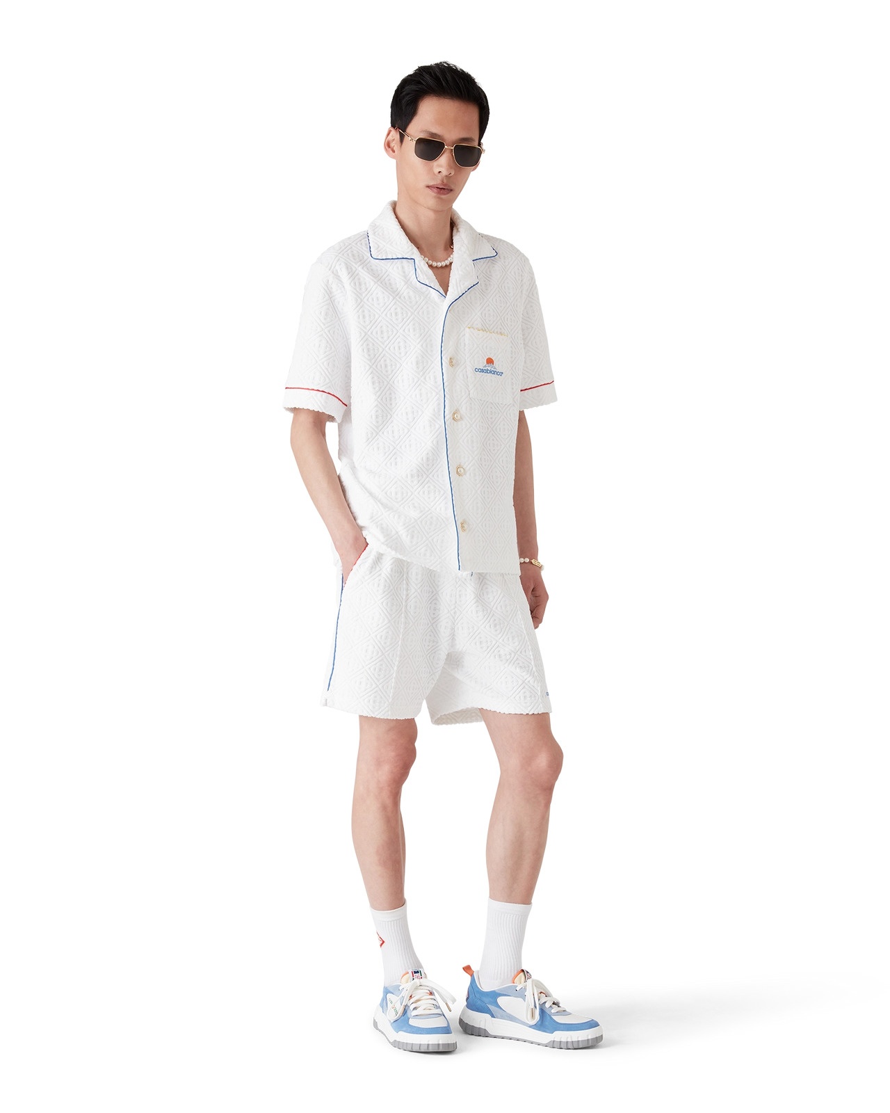 Monogram Towelling Shorts | Casablanca Paris - 2