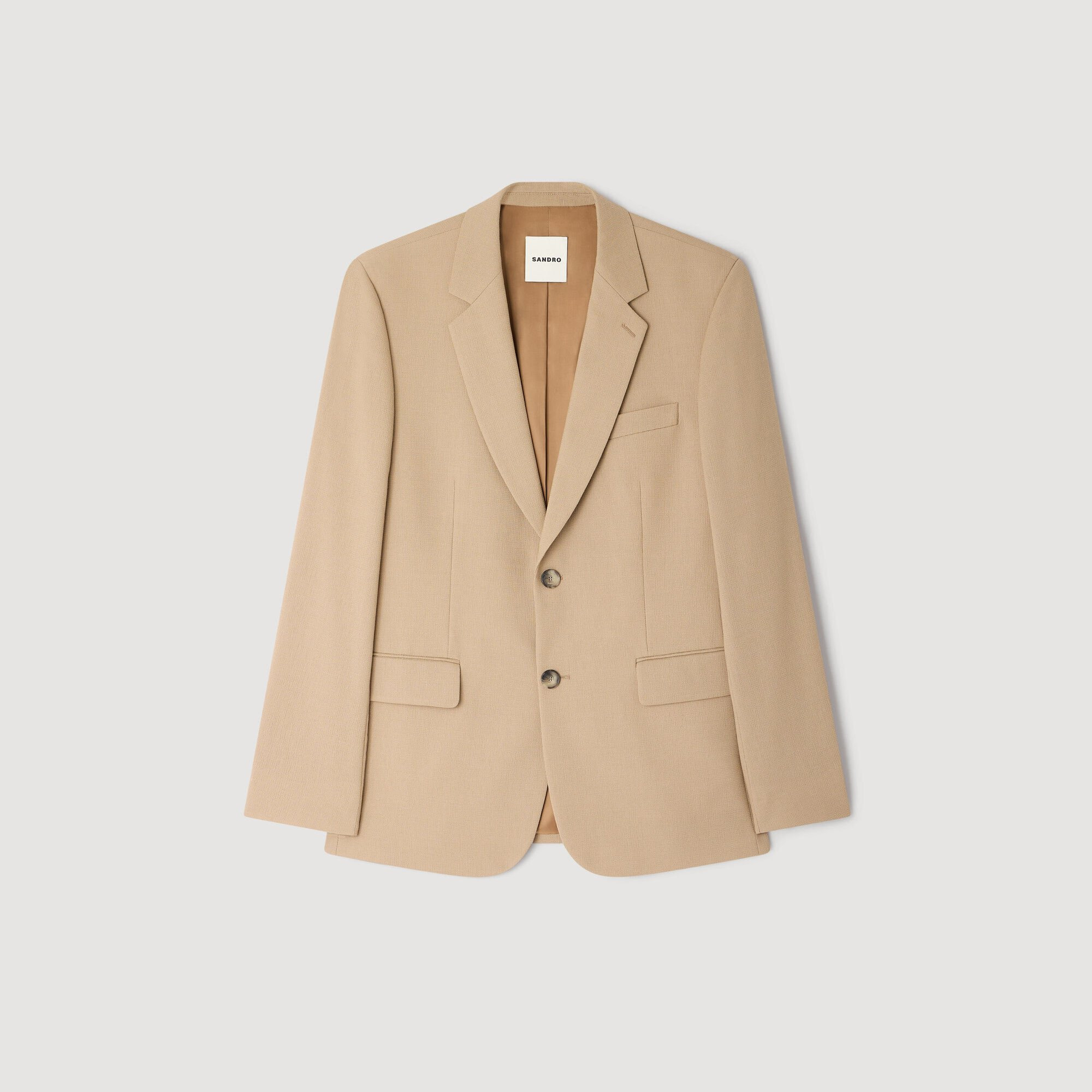 WOOL SUIT JACKET - 6