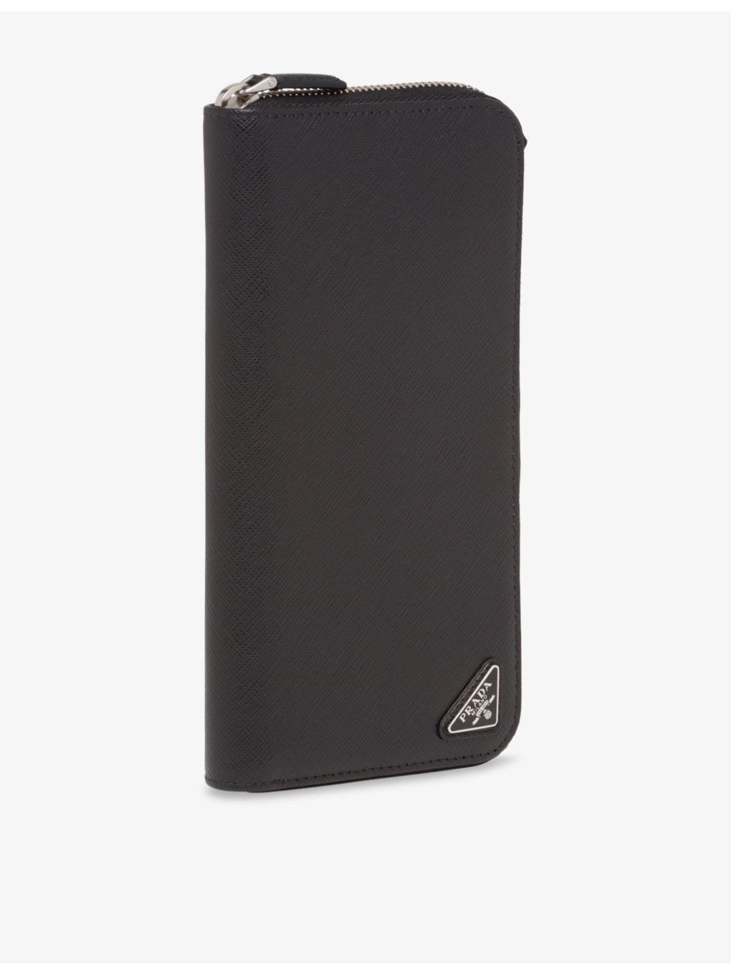 Saffiano Brand-Plaque Leather Wallet - 6