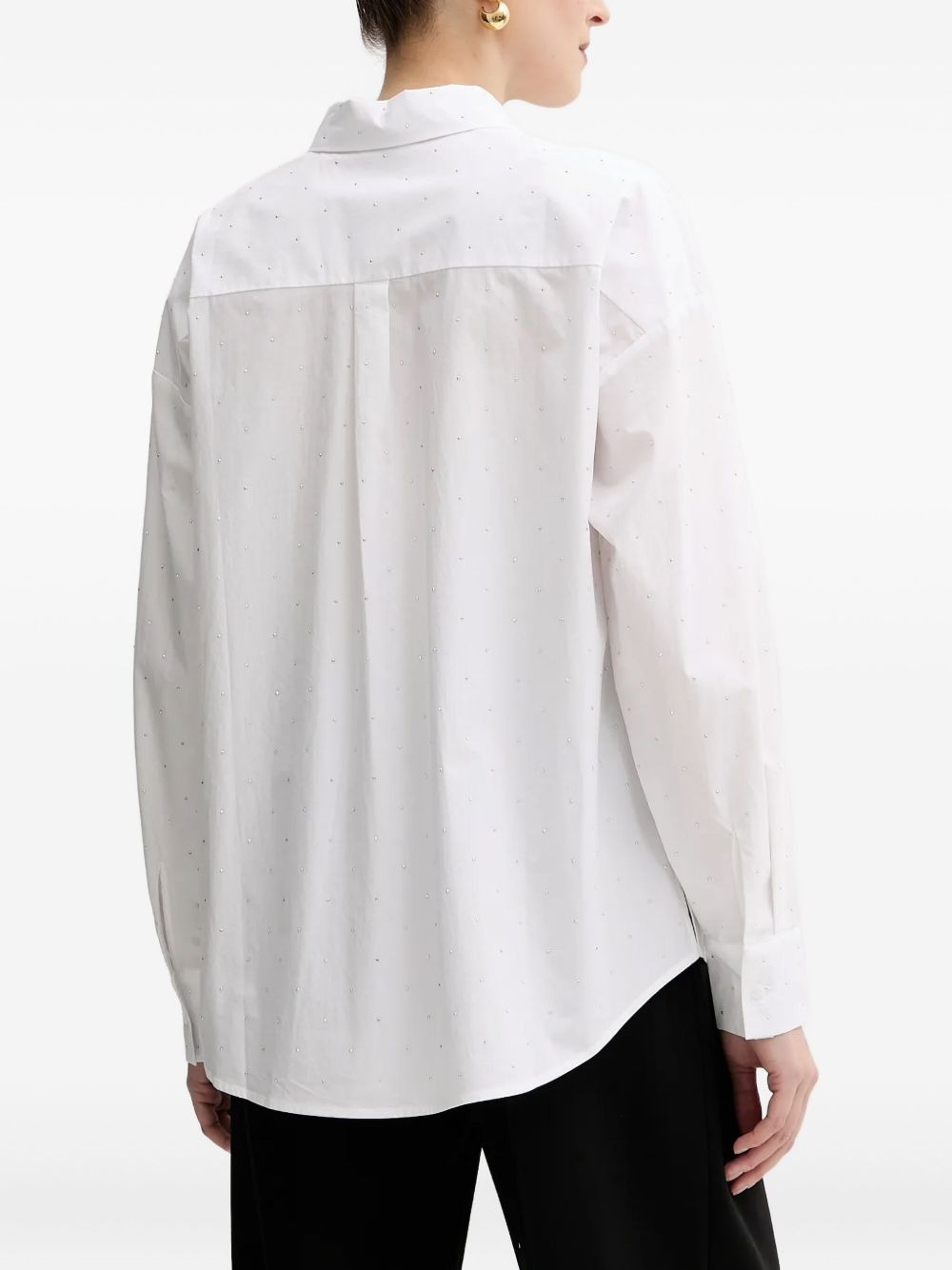 embellished cotton shirt - 3