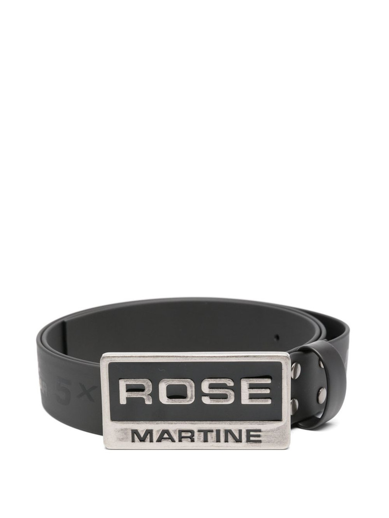 logo-buckle belt 1