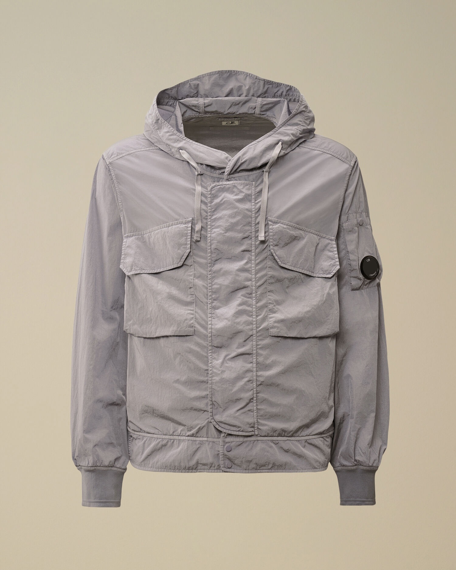 【C.P. Company】CHROME-R Lens Goggles Hooded Jacket Cp Company Chrome-R Hooded Jacket, Size Medium 17CMOS156A