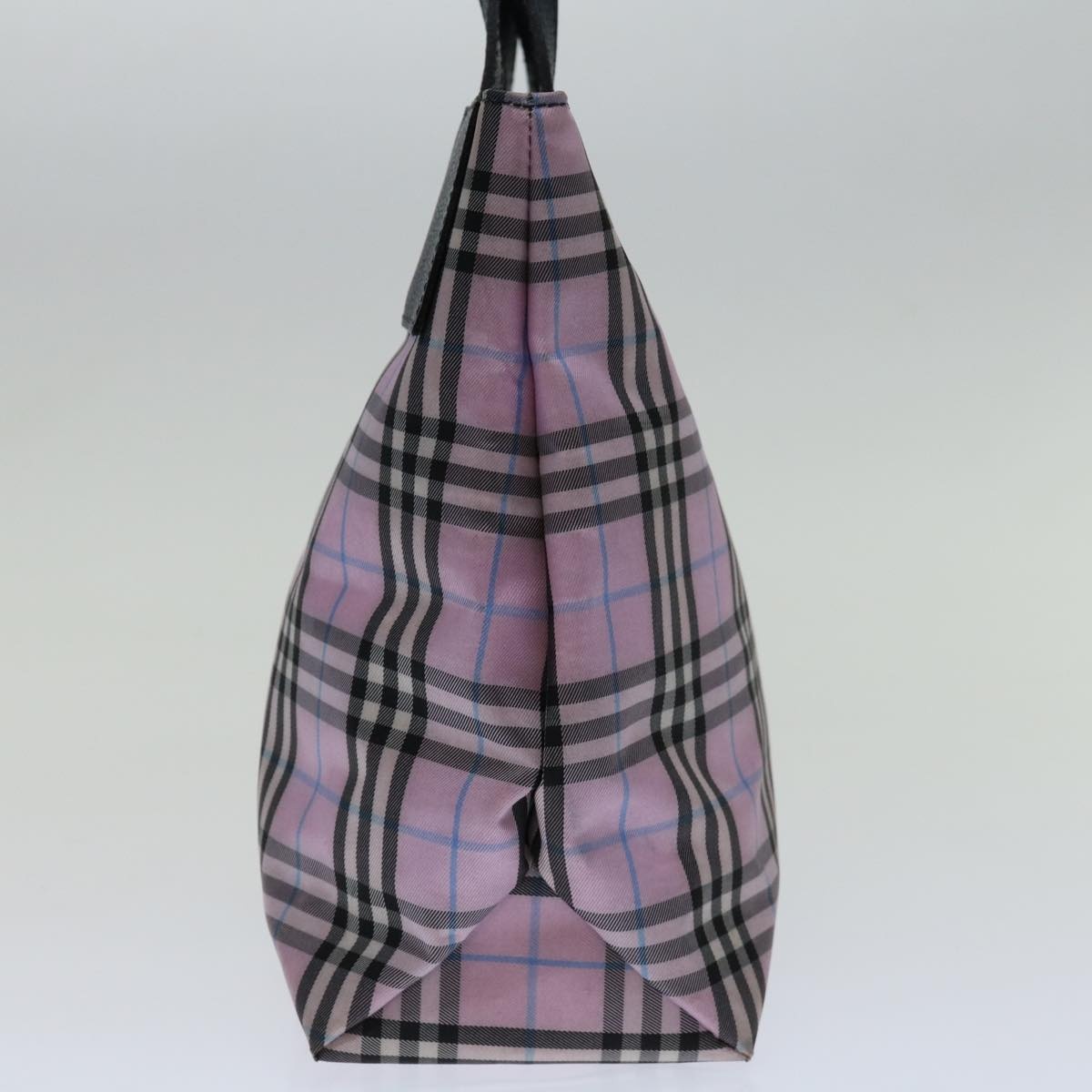 Burberry Nova Check Hand Bag Nylon Pink - 4