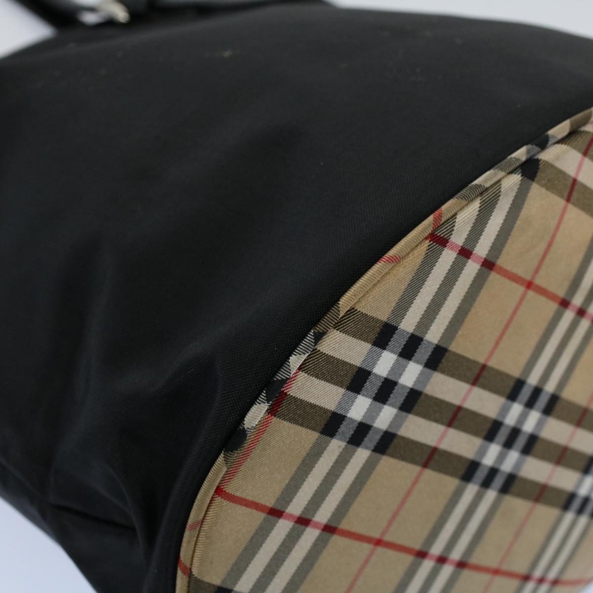 Burberry Shoulder Bag Nylon Black - 16