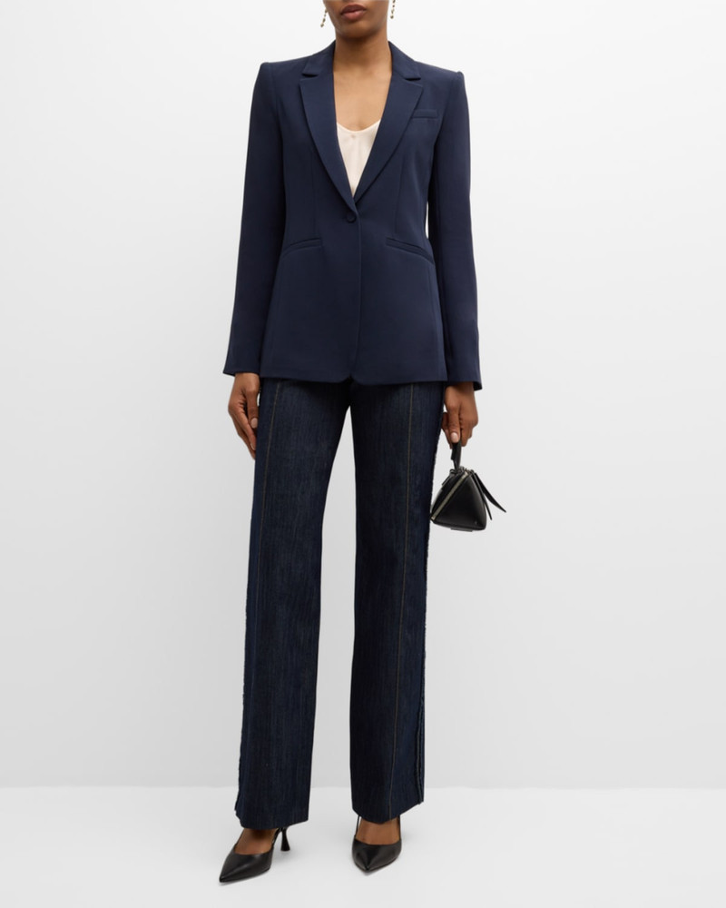 Cinq à Sept Karlie Tailored Crepe Blazer outlook