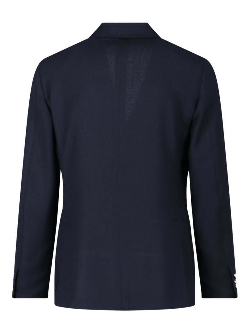 LARDINI wool double-breasted blazer outlook