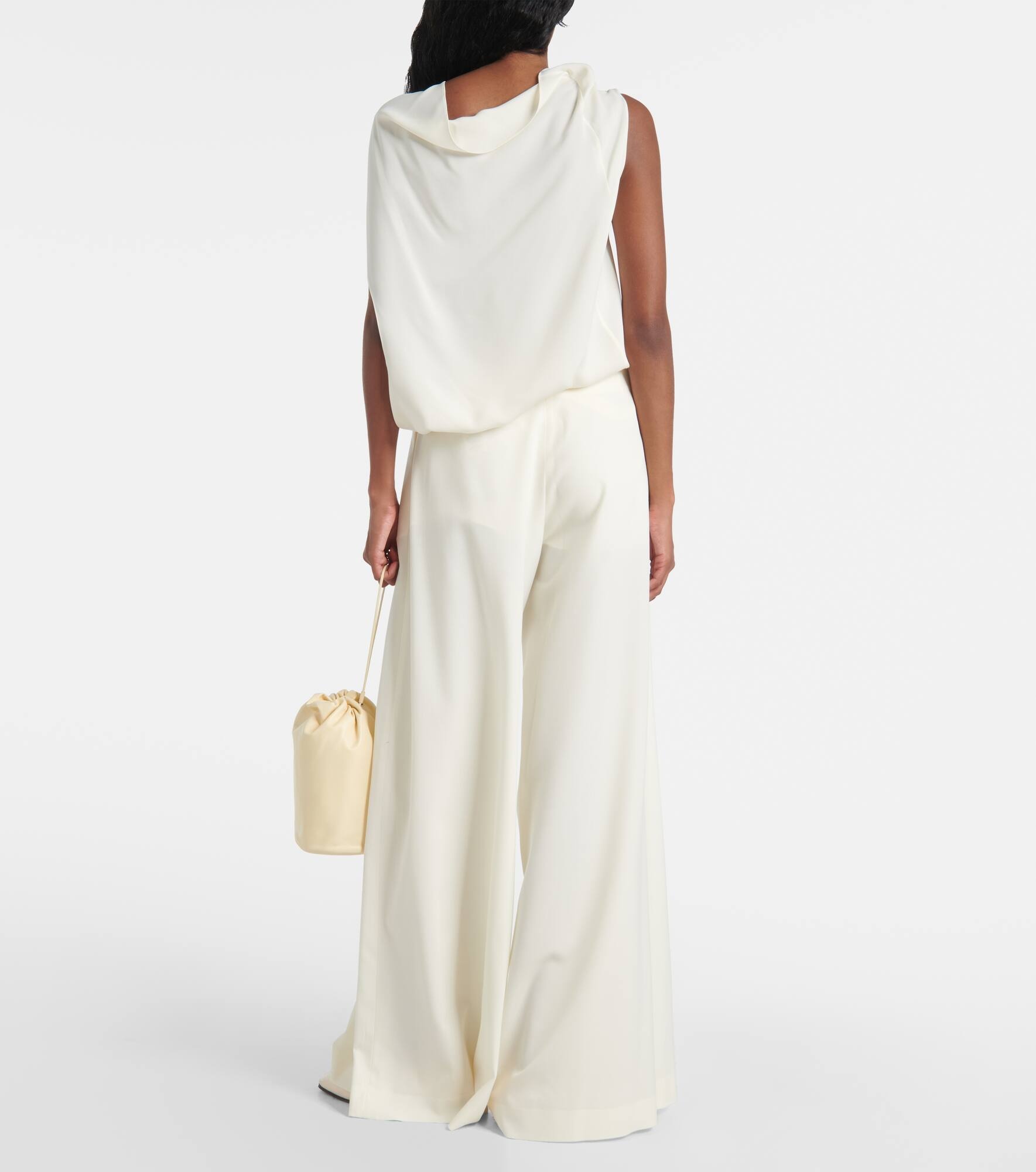 Aria draped silk top - 3